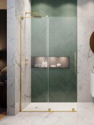 Radaway Furo SL Gold Walk-in arany zuhanyfal 80 átlátszó balos