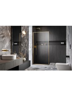   Radaway Modo F II Gold Walk-in arany zuhanyfal﻿﻿﻿﻿ 50 átlátszó