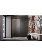 Radaway Modo F II Brushed Copper Walk-in szálcsiszolt réz zuhanyfal 50 átlátszó