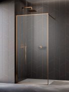 Radaway Modo F II Brushed Copper Walk-in szálcsiszolt réz zuhanyfal 50 átlátszó