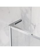 Radaway ﻿Modo F SL II Black Walk-in fekete zuhanyfal 105 átlátszó balos