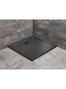 Radaway Doros Stone C szögletes lapos zuhanytálca 80x80 fehér, ajándék szifonnal