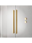 Radaway Furo Gold Walk-in arany zuhanyfal 110 átlátszó balos