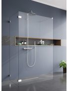 Radaway Euphoria Walk-in VI zuhanyfal 100x80 átlátszó