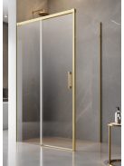 Radaway Idea Gold KDJ szögletes arany zuhanykabin 150x80 átlátszó balos